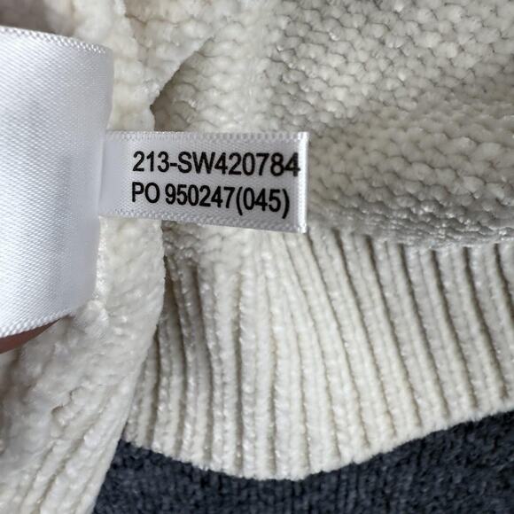 Tommy Bahama Sweater Womens Small Ivory Pullover Soft Solid Knit Polyester Cozy - Picture 11 of 12
